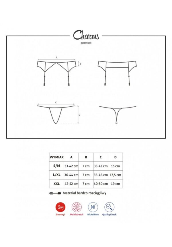 Charms harisnyatartó és tanga